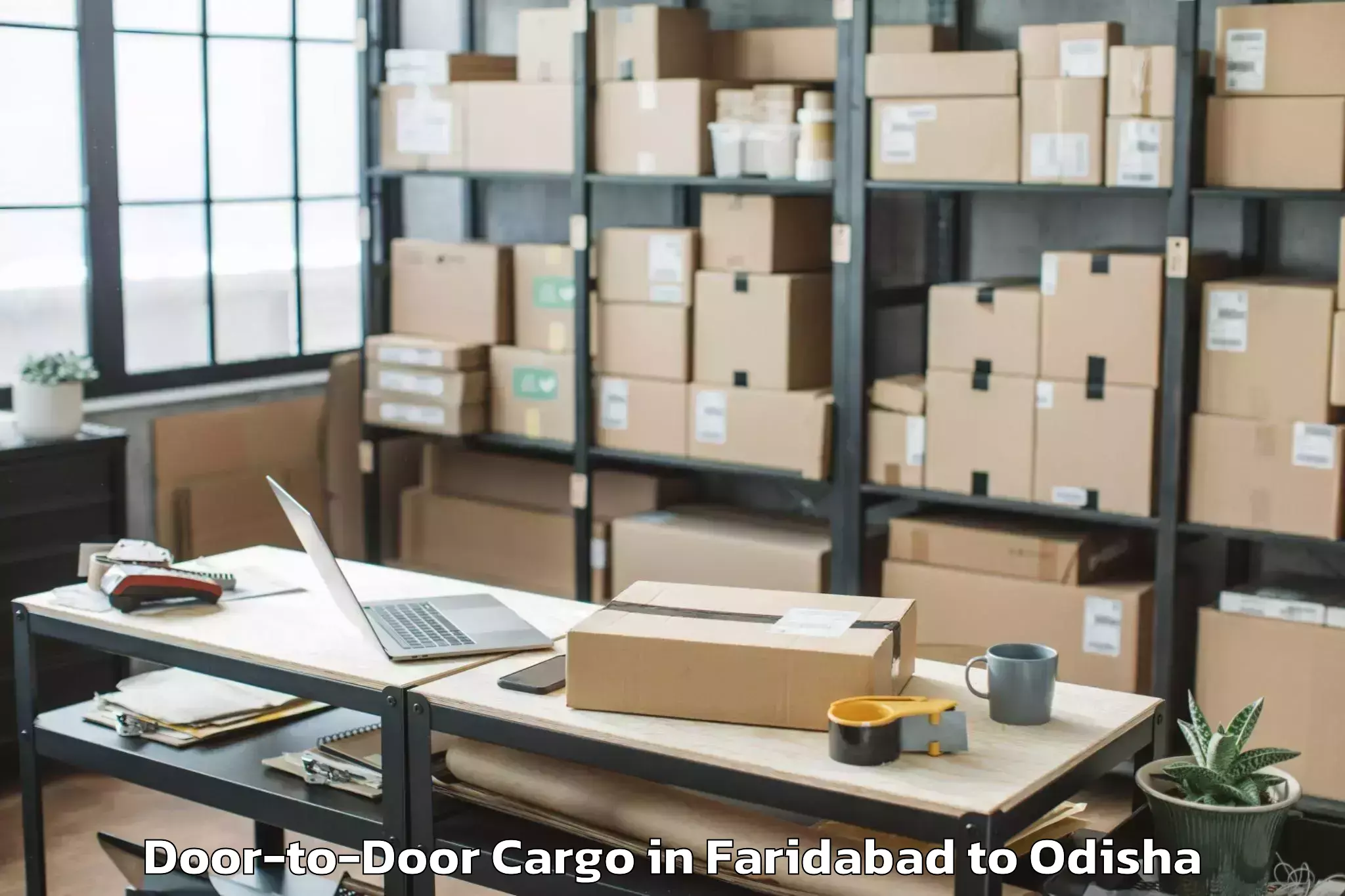 Hassle-Free Faridabad to Khandagiri Door To Door Cargo